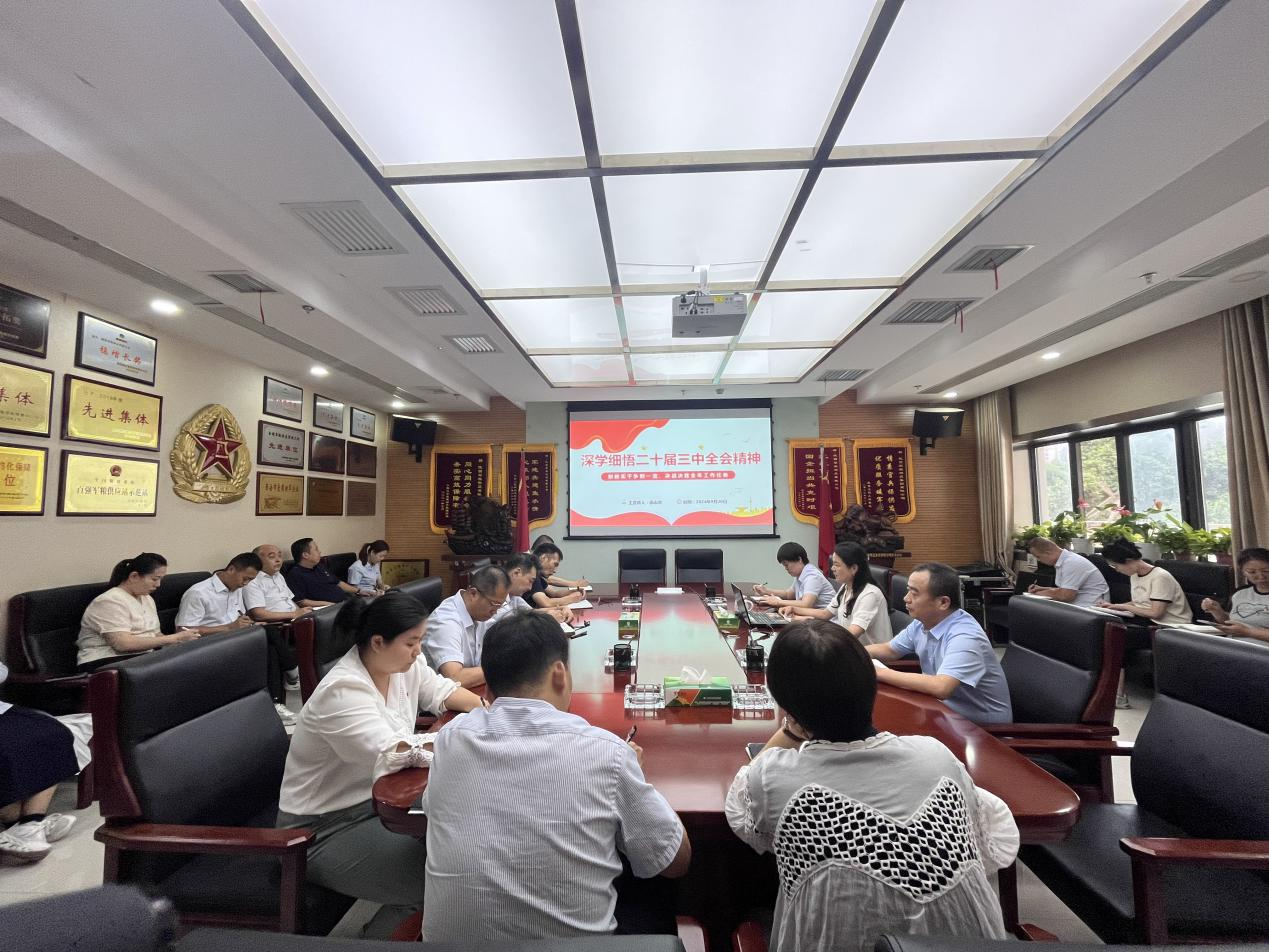 軍糧集團(tuán)：黨總支開展黨的二十屆三中全會精神宣講